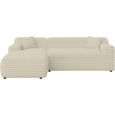 ROPEZ Бежов ъглов диван от рипсено кадифе (ляв ъгъл) Martin - Ropez (Martin Narożnik L - Lewa OT tk. Vito 29 Standard)