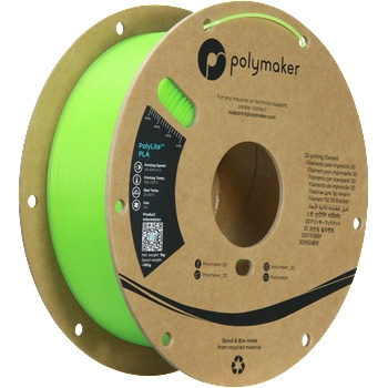 Polymaker PolyLite Luminous PLA Green - 1, 75 mm / 1000 g (PA02091)