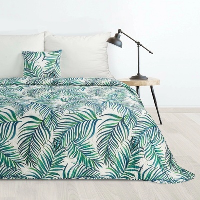Design 91 PŘEHOZ NA POSTEL D91 PALMS 02 200X220 CM VZOROVANÁ