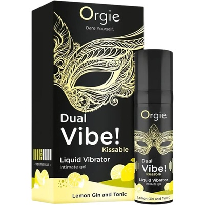 Orgia Orgie Dual Vibe - унисекс течен вибратор - Джин Тоник (15ml)