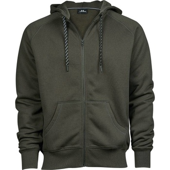 Tee Jays 5435 pánska mikina s kapucňou zelená deep
