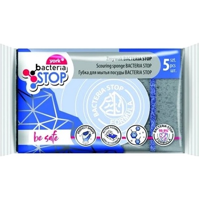 York Antibakteriálna hubka na riad 5 ks