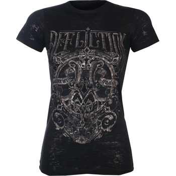 AFFLICTION дамска тениска affliction - constant pillar - aw29794-bk