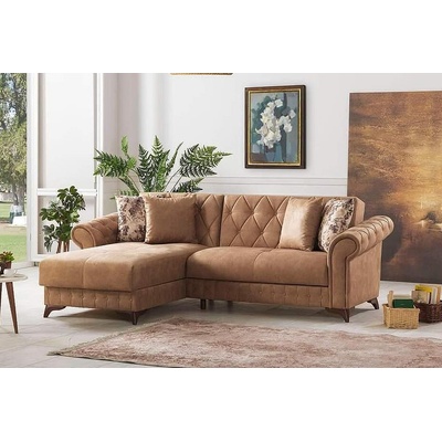 Холна гарнитура Aria кафяв