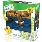 KS Games Animal Planet пъзел 100 части - Ловуващ Орел (24x34)