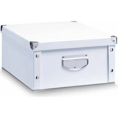 Zeller Present Box s vekom, 40 × 33 × 17 cm, biely, 17764