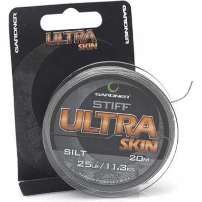 Gardner Šňůra Stiff Ultra Skin Brown 20m 25lb