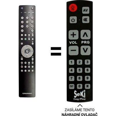 Dálkový ovladač Senior Grundig TP3 – Hledejceny.cz