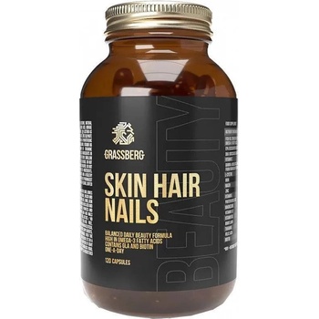 Grassberg Skin Hair Nails, 120 капсули, Grassberg (7223)