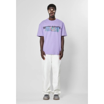 Mister Tee Тениска Chrome Logo T-Shirt lavender XXLUB-SENSE122-00928 - Тъмносив, размер XXL