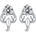 Silenti Jewelry Сребърни обеци "Скорпион