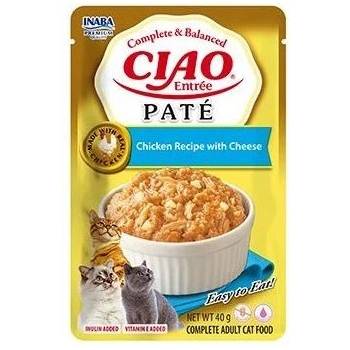 INABA cat ciao entrÉe ПАСТЕ - пилешко и сирене 40 г