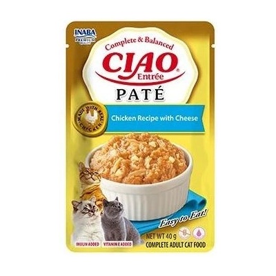 INABA cat ciao entrÉe ПАСТЕ - пилешко и сирене 40 г