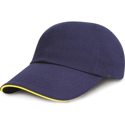 Result Headwear RC 024XP nízkoprofilová sandwich 6 panelová COT2824XP67899-navy/yellow Navy/žlutá