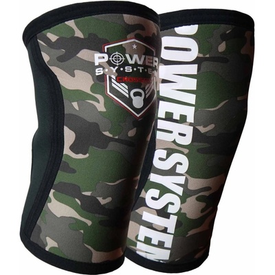 Power System Crossfit Knee Sleeves Camo Kolenní bandáže