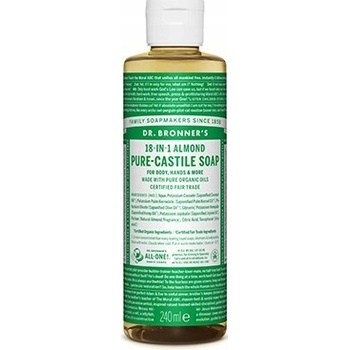 Dr. Bronner's tekuté univerzálne bio mydlo ALL-ONE Almond 236 ml