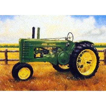 Image 1 of Norimpex - Puzzle Diamant painting: Traktor John Deere 30x40cm - 1 - 39 piese