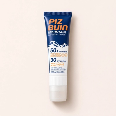 Piz Buin Sun Moutain Cream SPF50+ 20 ml + Lipstick 2,3 ml