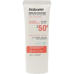 Babaria Multiprotection Sunscreen Anti-Blemish Cream SPF50+ 50ml - Multicolor (Multicolor)