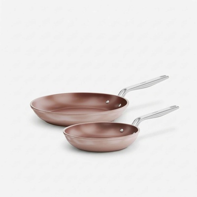 FABINI súprava panvíc Meda 5.0 Pro 20 cm + 26 cm, 2 diely, broskyňovo ružová