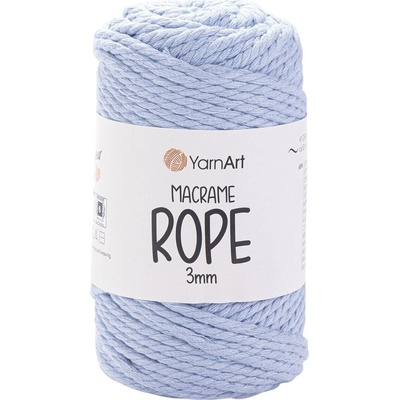 YARNART Macrame Rope 3 mm 63 m 760 Baby Blue юта (Macrame Rope 3 mm 760)