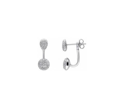 Fiorelli silver strieborné náušnice E6463C