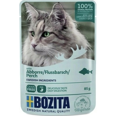 BOZITA Masové kousky v želé s okounem 85 g