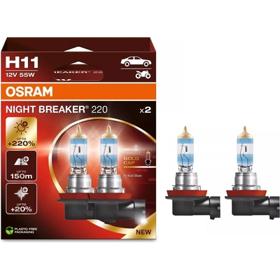 H11 OSRAM Night Breaker Laser +220% 64211NB220-2HB 2ks BOX (3701)