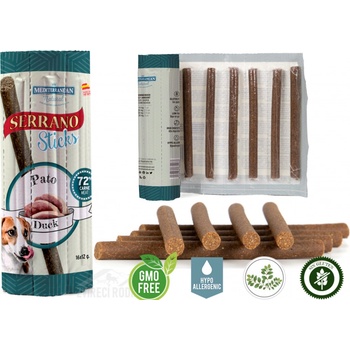 Juko Serrano Dog Sticks Ducktyčinka 16 x 12 g