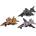 Johntoy Детска играчка Johntoy - Самолет изтребител Jet Fighter, асортимент (26003)
