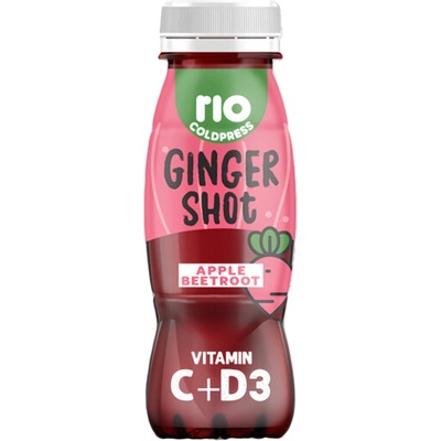Rio Cold Press Ginger Shot jablko červená řepa 180 ml