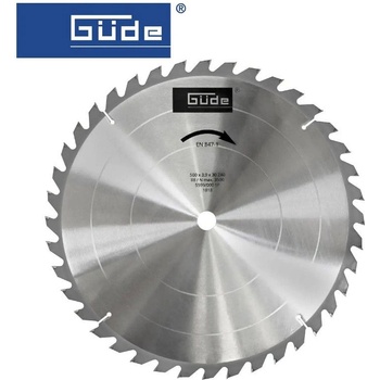 Güde Диск за циркуляр / Циркулярен диск за дърво HM 500x30x40Z / GUDE 01818 / (GUDE 01818)