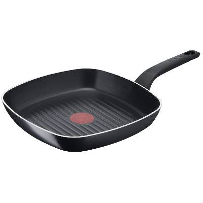 Грил тиган Tefal Simply Clean B5674053 26x26 см, незалепващо покритие, Thermo-Spot, черен (B5674053)