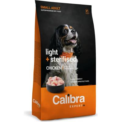 Calibra Dog Expert+ Adult Small Light & Sterilised kuřecí 0,4 kg