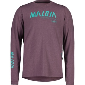 Maloja Мъжка фланелка с дълъг ръкав за колоездене Maloja HaunoldM. Cycling jersey - Stormy Lilac (056-4229-0511)