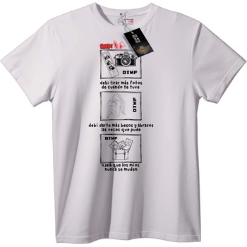 NOONEBRAND Тениска съжаления - L, White