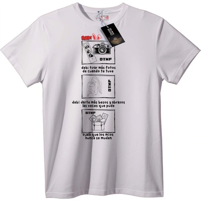 NOONEBRAND Тениска съжаления - L, White