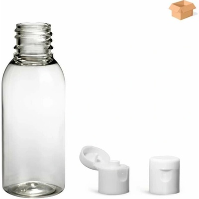 Via Plastová lahvička čirá s bílým dávkovacím víčkem 35 ml 1000 ks