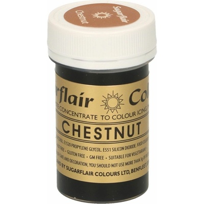 CakeSupplies Gélová farba Chestnut Orieškovo hnedá 25 g