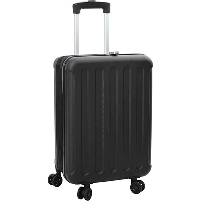 vidaXL Куфар с заключване Черно 43 x 27 x 66 см ABS пластмаса (42006227)