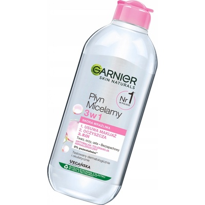 Garnier Skin Naturals micelární voda 3v1 pro citlivou pokožku 400 ml