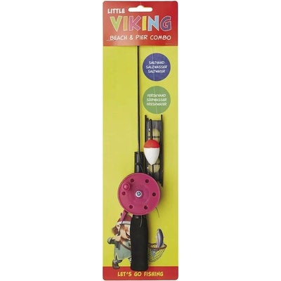 KINETIC - Dětský prut Little Viking Beach & Pier Combo Display Fuchsia