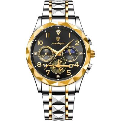 Poedagar Часовник poedagar - Черен kp34996 (34996)