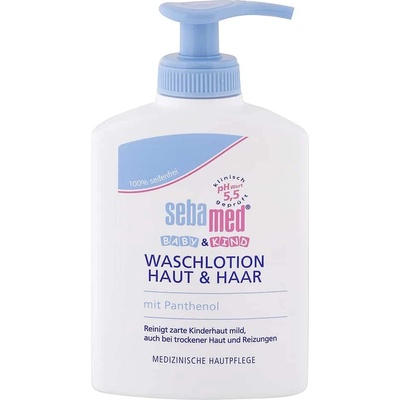 Sebamed Baby & Kind umývacie mlieko na telo a vlasy s Panthenolom 200 ml