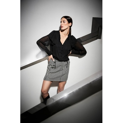 Moodo Черно-бяла пола пепит Moodo Moodo | Cheren Byal | ЖЕНИ | XS