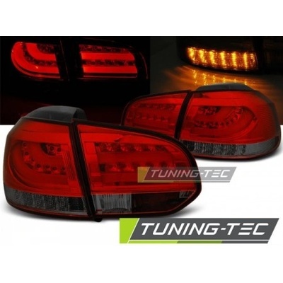 Světla zadní VW GOLF 6 10.08-12 RED SMOKE LED BAR