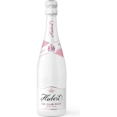 Hubert Rose Ice Club Demi Sec 11% 0,75 l (čistá fľaša)