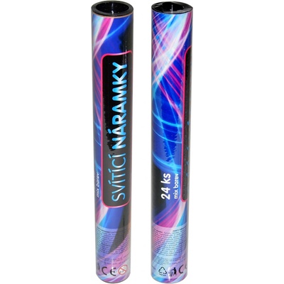 Lightstick Náramky svítící 24 ks – Zbozi.Blesk.cz