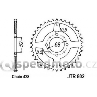 JT Sprockets JTR 802-37 | Zboží Auto