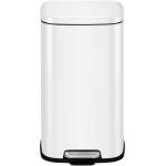 EKO Кош за отпадъци с педал EKO - Stella, 20 l, бял (EKO 938420 - Matt s/s White)